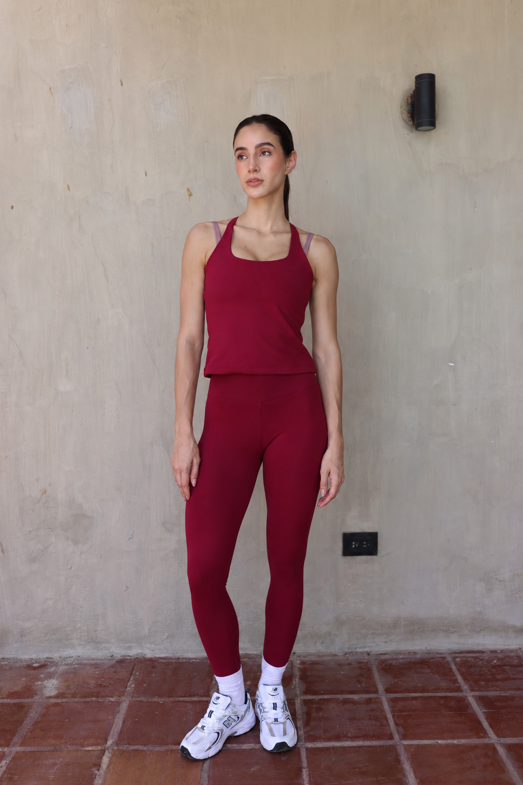 Seamless Racer Tank Cherry
