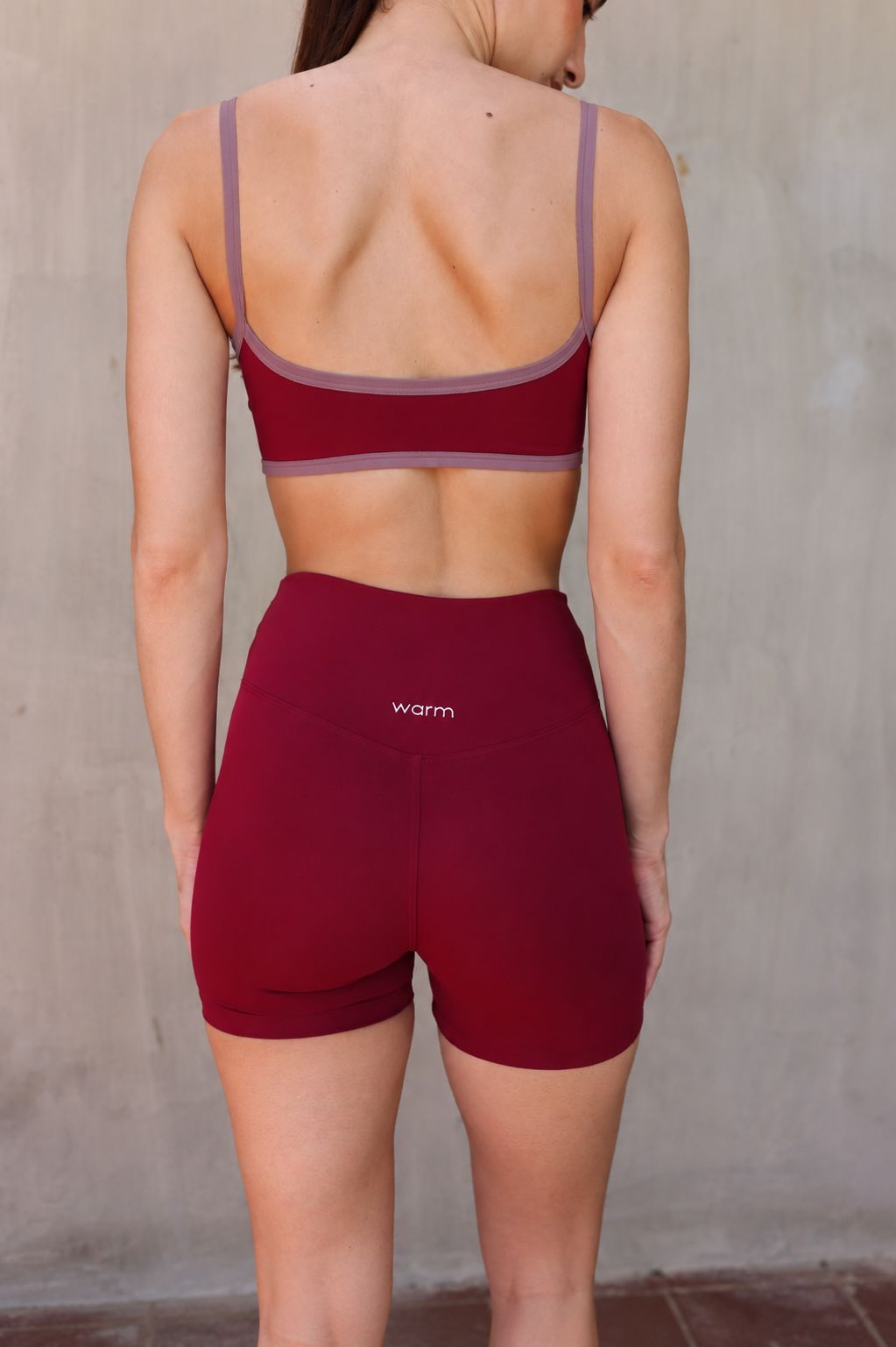 Micro top + Biker Cherry Red
